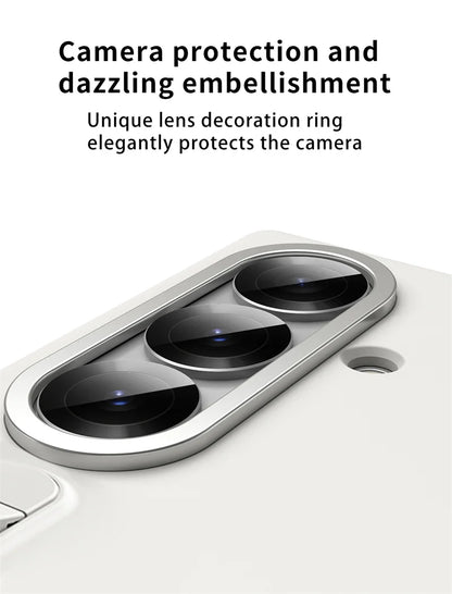 Vertical Wristband Card Slot Kickstand Case for Samsung Galaxy Z Fold 4-7 – Invisible Wrist Stand Protective Cover