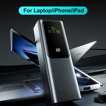 DIY 100W Battery Charger Case - 21700 Battery Power Bank Box with PD Fast Charging for MacBook & Devices