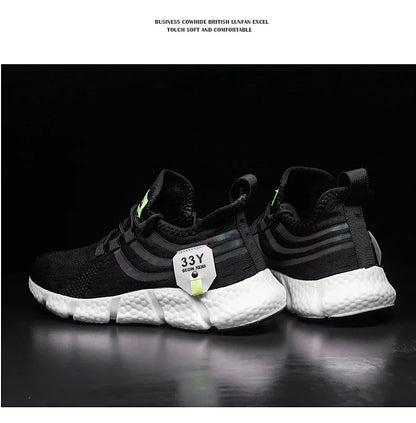 2024 Men's Breathable Sneakers – Comfortable Casual Running & Tennis Shoes for Summer