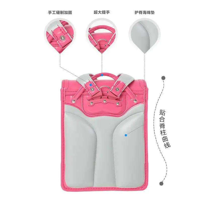 Fashion School Backpack for Boys & Girls – Japanese Style Large Capacity Kids Student Book Bag