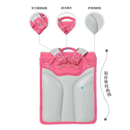 Fashion School Backpack for Boys & Girls – Japanese Style Large Capacity Kids Student Book Bag