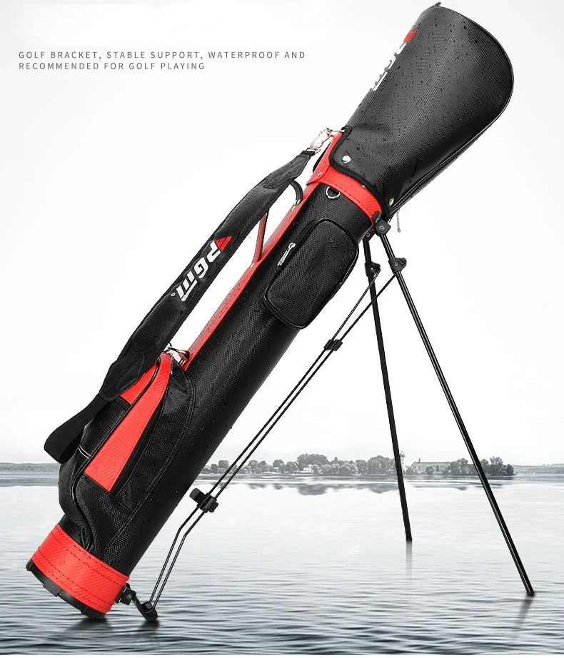 PGM Golf Bag QIAB008 – Lightweight 9-Club Capacity Support Bag for Men & Women, Available in 6 Colors
