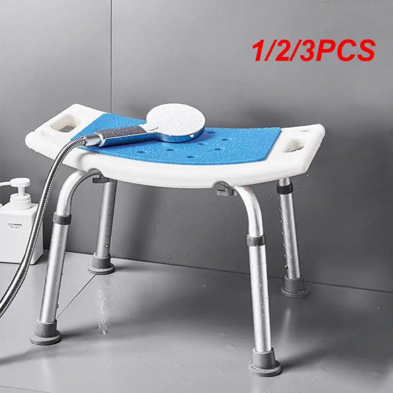 Non-slip Elderly Folding Bath Chair Cushion: Bathroom & Shower Chair Stool Bench Seat - Available in 1, 2, or 3 Piece Sets