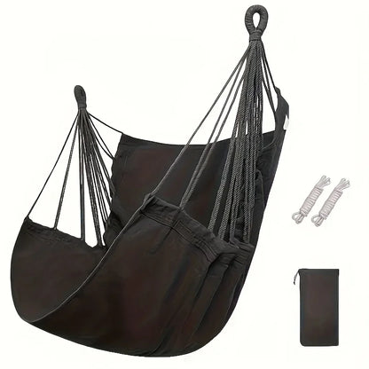 Leisure Fabric Hammock Chair – Outdoor Swing Dormitory Anti-Rollover with Storage Bag