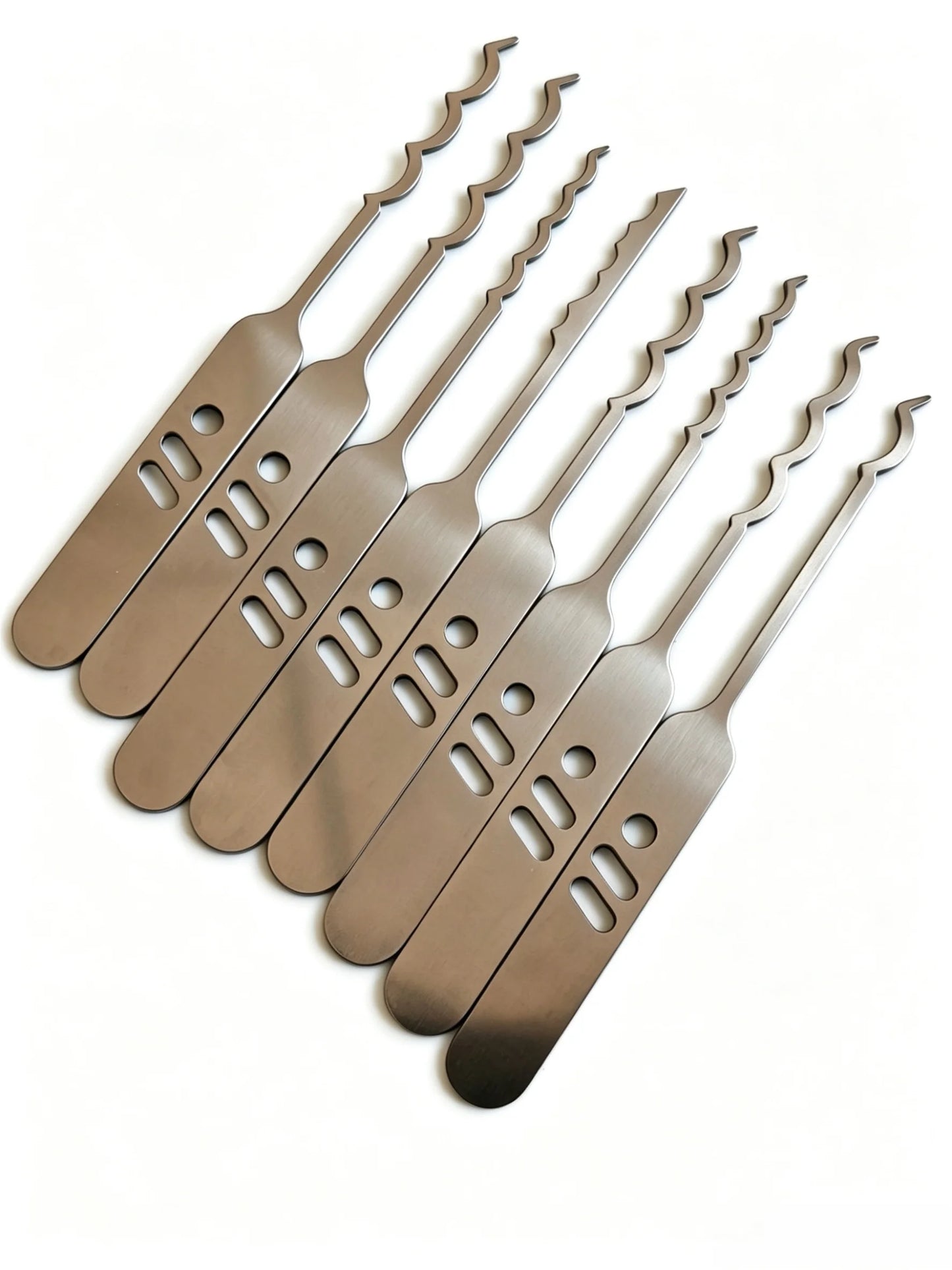15Pcs Locksmith Tool Kit - Car Lock Pick Set and Door Opening Repair Tools for Professional Use