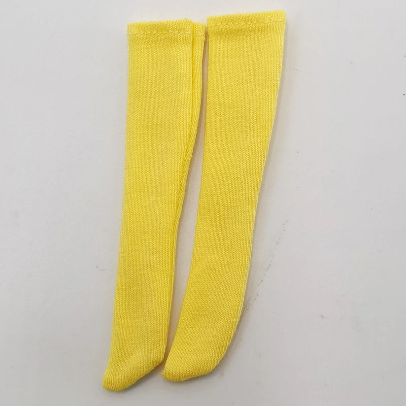 Blythe Doll Socks — Long Stockings in Black, White, Pink & Candy Colors for OB24, OB22, Azone Dolls