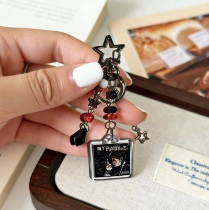 My Chemical Romance Beaded Keychain - Three Cheers for Sweet Revenge Bag Charm and Fan Gift Accessory