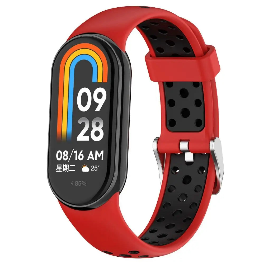 Breathable Silicone Sport Strap for Xiaomi Mi Band 8 – Replacement Wristband Accessory
