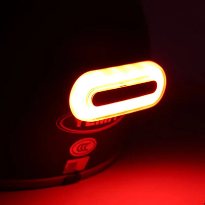 Rechargeable 16 LED Helmet Light USB Bicycle & Motorcycle Safety Taillight – Waterproof Bike Helmet Warning Lamp Accessory