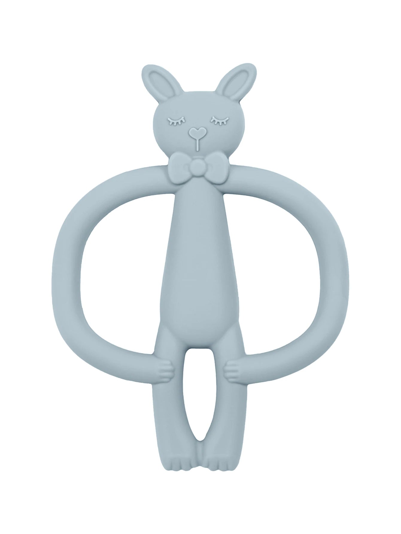 Silicone Baby Rabbit Teether Toy - Cartoon Nursing Chew Toy for Newborns Infants Teething Relief Gift