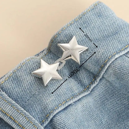 Adjustable Invisible Waist Buckle for Jeans – Seamless Waist Tightening Clip for Pants, Comfortable Fit Adjustment Tool for Daily Wear