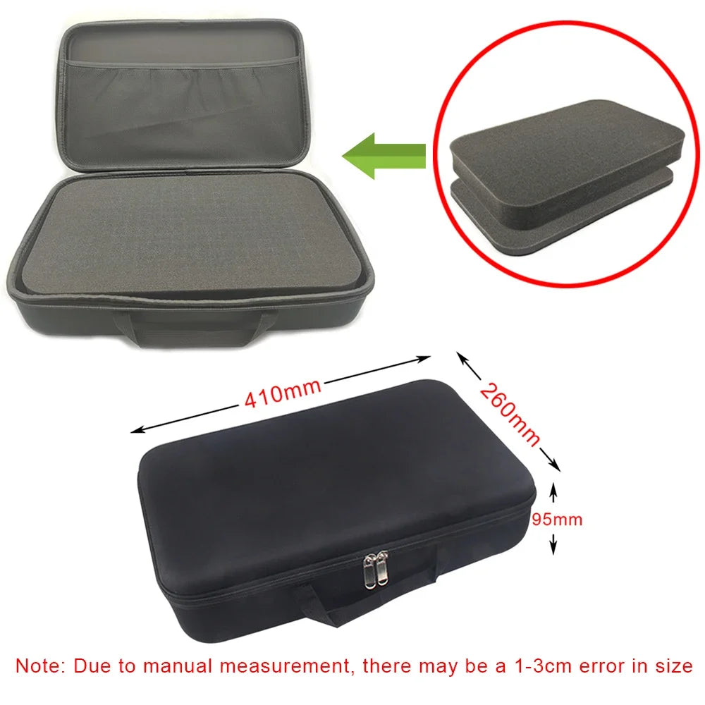 DIY Foam Hard Carry Case Storage Bag – Shockproof Travel Zipper Organizer for Camera & Outdoor Tool Accessories