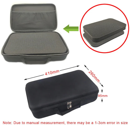 DIY Foam Hard Carry Case Storage Bag – Shockproof Travel Zipper Organizer for Camera & Outdoor Tool Accessories