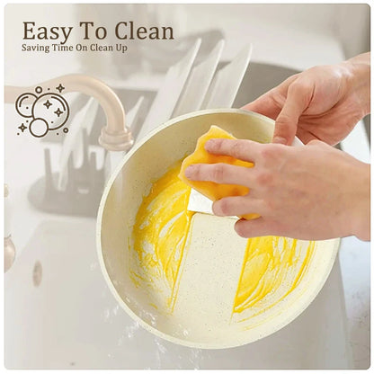 DONNOR Safe Nonstick Kitchen Cookware Set - Oven Safe Pots and Pans with Removable Handles