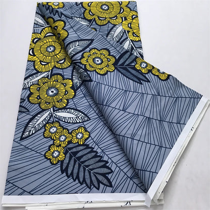 African Wax Print Fabric - Nigerian Ankara Batik Dutch Fabric for Women’s Dresses & Sewing Materials