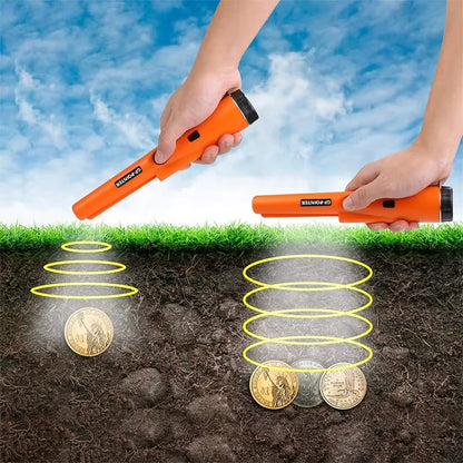 Handheld Underground Metal Detector - High Sensitivity Waterproof GP Pointer with Positioning Rod