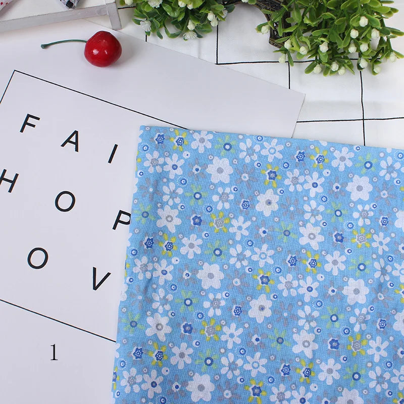 Printed Cotton Fabric Squares 25×25cm — Sewing, Quilting, Patchwork & DIY Handmade Craft Material