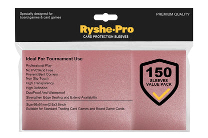 100Pcs 66×91mm Trading Card Sleeves - Soft Penny Sleeves for MTG, Yu-Gi-Oh! & Baseball Cards