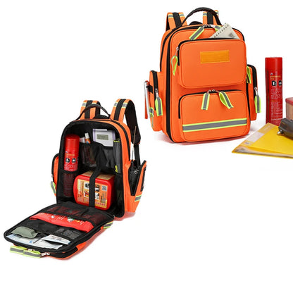 Large Capacity First Aid Kits Emergency Rescue Backpack - Outdoor Camping Survival Medical Kit with Sorted Storage