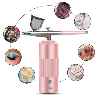 High-Pressure Nano Oxygen Injector – Multi-Function Household Spray Gun, Face Humidifier & USB Water Replenisher