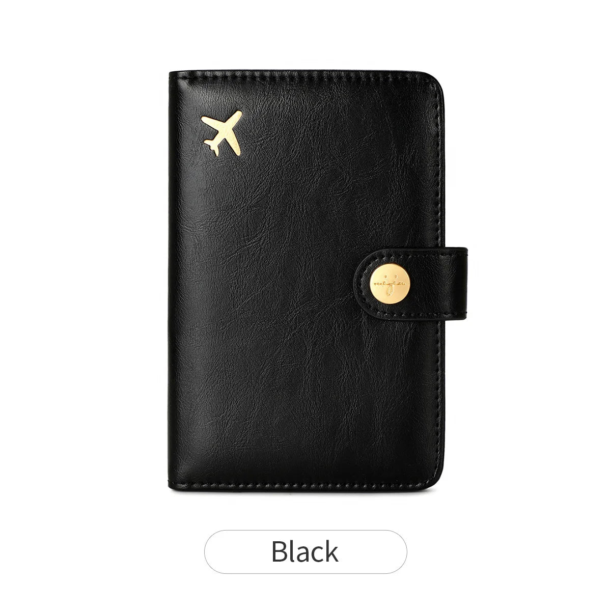 Minimalist RFID Passport Clip Multifunctional PU Leather Wallet – ID & Credit Card Holder Travel Accessory