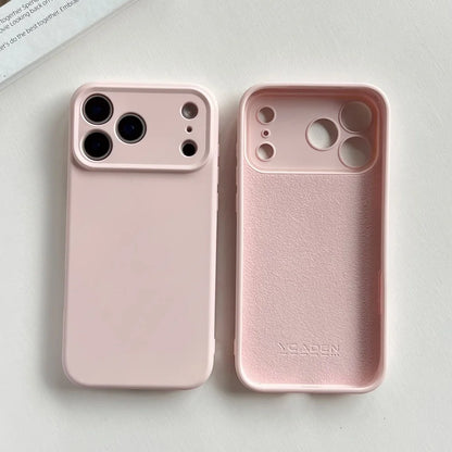 Liquid Silicone iPhone Case - Matte Soft Candy Color Cover for iPhone 11–18, 16e, Air, Plus & Pro Max Models