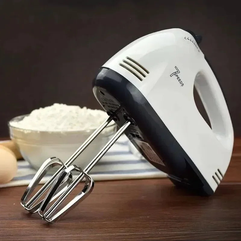 7-Speed Mini Electric Handheld Mixer – Multifunctional Blender & Egg Beater for Baking, Cream & Dough