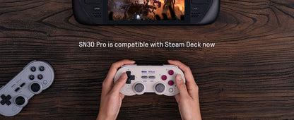 8Bitdo SN30 Pro Bluetooth Wireless Gaming Controller – Hall Effect, Compatible with Switch, MacOS, Android, Raspberry Pi, Windows, and Steam