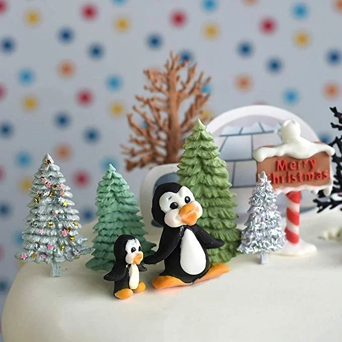 Christmas Tree Silicone Mold — Fondant Cake Decorating Sugarcraft Chocolate Gumpaste Tool
