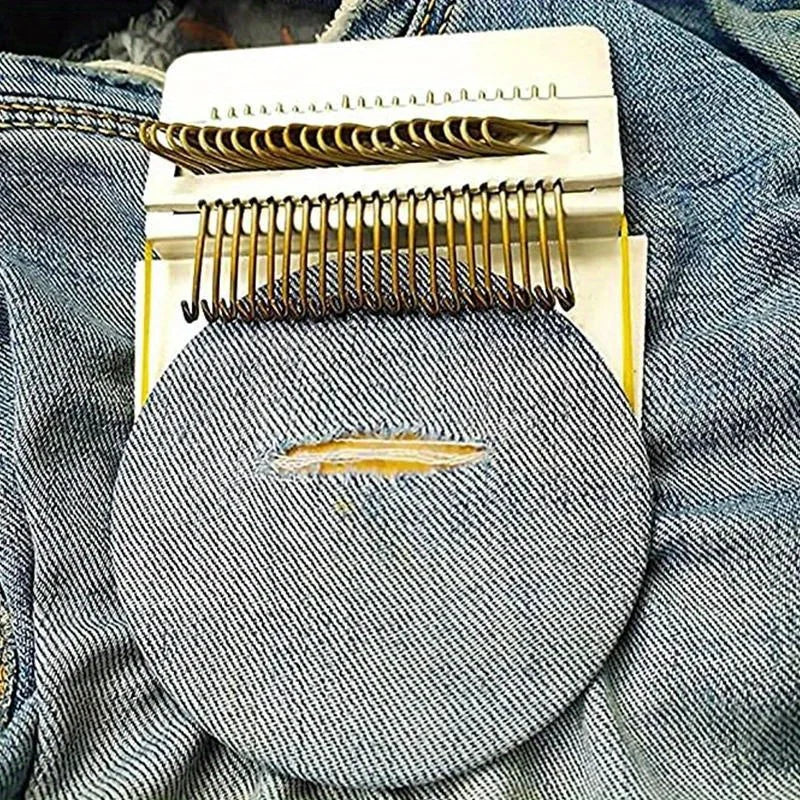 DIY Mini Weaving Loom - Wooden Hand Knitting and Braiding Tool for Creative Patching, Stitching & Crafts