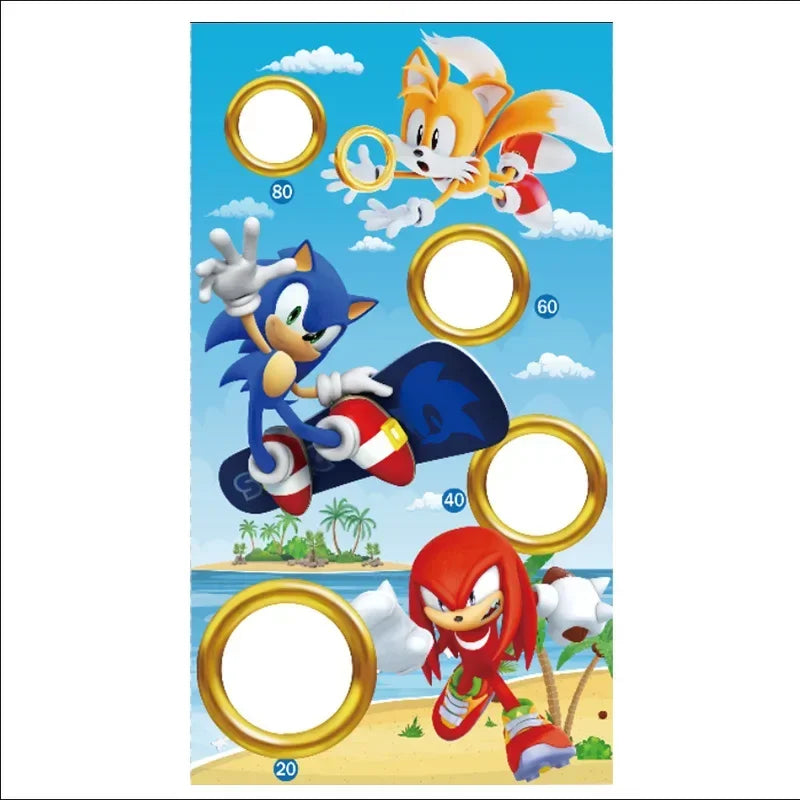 Sonic The Hedgehog Bean Bag Game – Kids Party Decoration & Birthday Gift