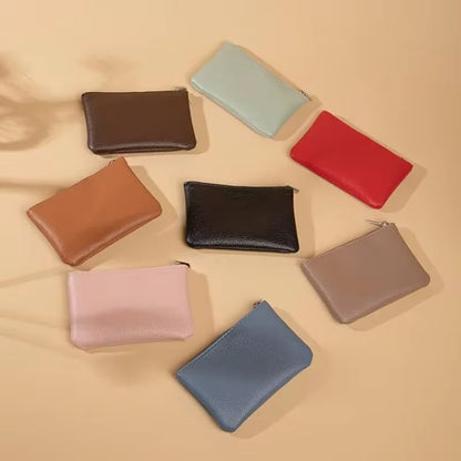 Fashion Women’s Small PU Wallet – High-Quality Zipper Card Purse & Key Storage Bag for Ladies