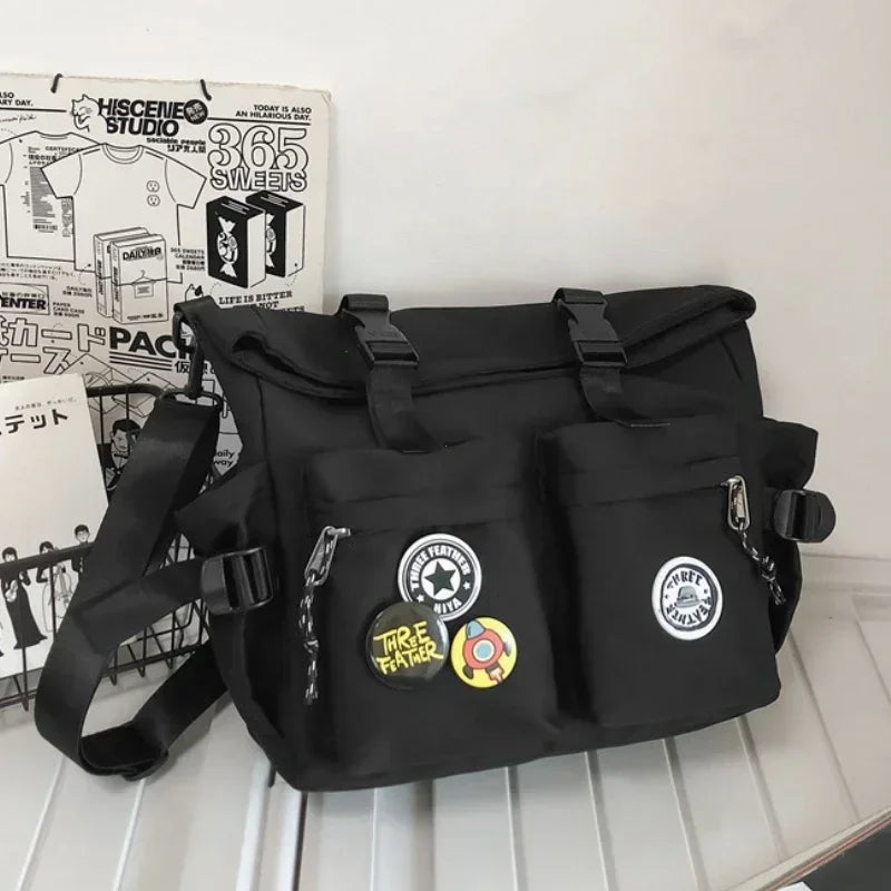 Trendy School Crossbody Bag for Teenage Girls – Casual Fashion Shoulder Backpack & Handbag for Students