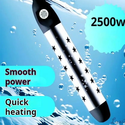 Portable Pool Water Heater - Fast Heating Immersion Boiler with Automatic Power-Off, 1500W/2500W