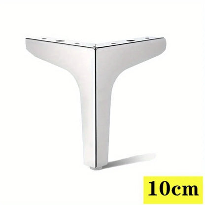 4Pcs Modern Metal Furniture Legs – Gold & Black Iron Sofa Feet for Table, Bed, Chair, Desk & Cabinet