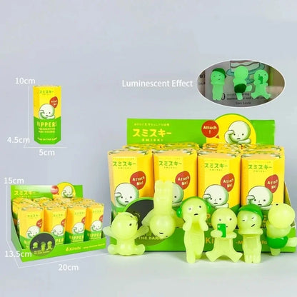 Noctilucent Green Mystery Doll Figures - Blind Box Surprise Collectible Desktop Decoration Toy