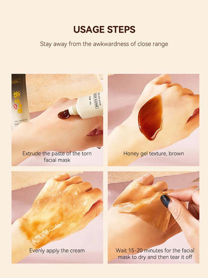 Aiheno Deep Hydration Peel-Off Mask - Oil Control, Pore Cleansing & Quick-Absorbing Facial Mask