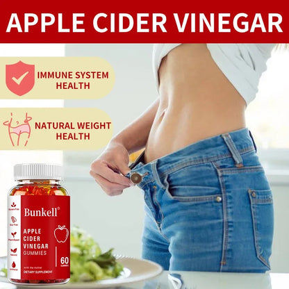 Apple Cider Vinegar Gummies – Weight Management, Digestion & Immunity Support with Vitamin B12, Gluten-Free, Vegetarian