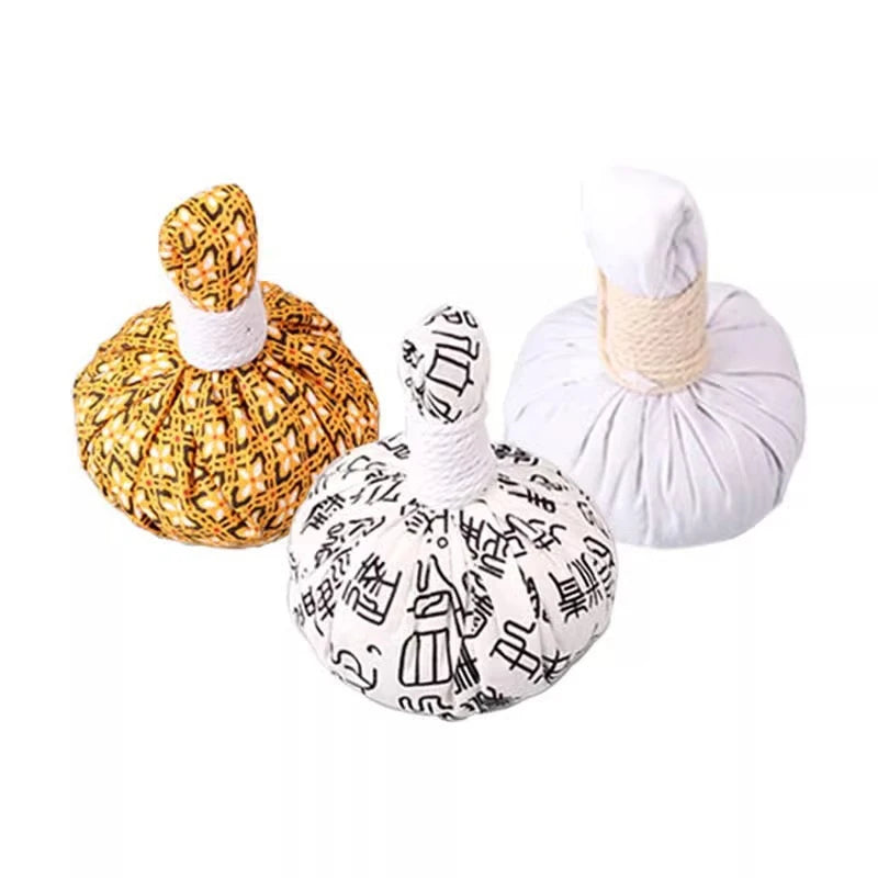 Herbal Hot Compress Massage Ball – Large Health Therapy for Cervical, Waist & Body Pain Relief