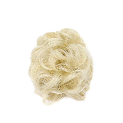 H&STAR Synthetic Messy Bun Hairpiece – Claw Clip-on Hair Extension, Natural Hair Color Chignon Updo Wig for Women