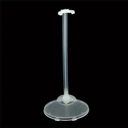 10PCS Clear Doll Display Stands — Transparent Toy Figure Support Holders for Mannequin & Model Display
