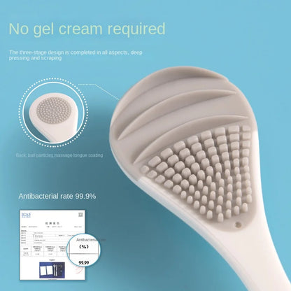 Reusable Tongue Cleaner Scraper Brush – Oral Hygiene Tool for Fresh Breath, Bad Breath Removal & Daily Dental Care (Multicolor)