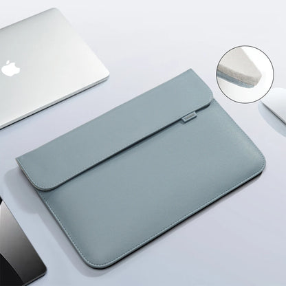PU Leather Laptop Sleeve — Protective Bag Case for MacBook Air/Pro 13-16", Xiaomi, Huawei, Dell, HP, ASUS 14-15.6 Inch Notebooks