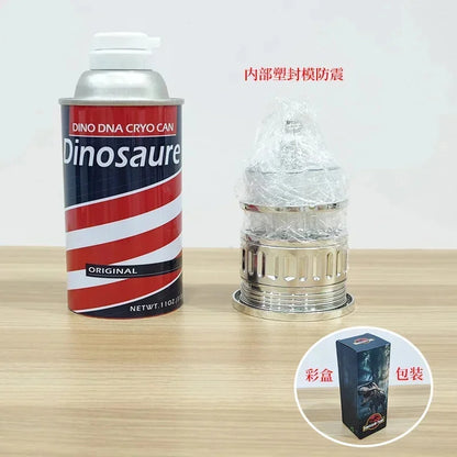 Barbasol Dennis Nedry Jurassic Park DNA Jar Replica — Movie Prop Desktop Ornament (best SEO)