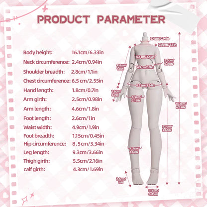 Wanmeng Sugary Girls 1/8Mjd Blind Box – Movable Doll Action Figure Collectible Toy Gift