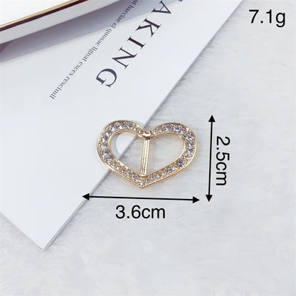 Creative Knot Buckles – Geometric T-Shirt & Scarf Waist Tightening Buttons, Clothing Accessories
