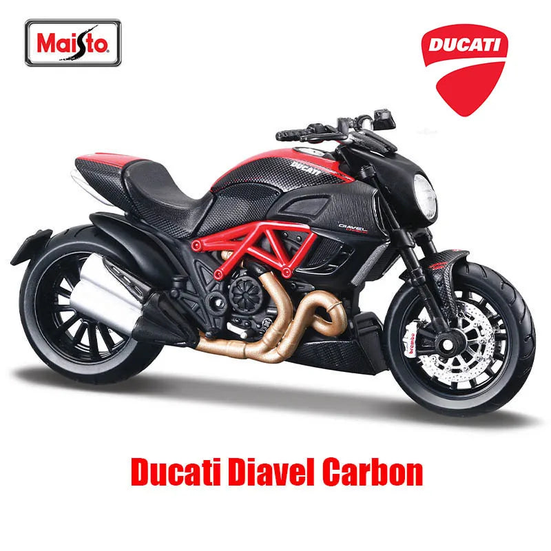 Maisto 1:18 Alloy Motorcycle Model – Yamaha MT-07/MT-10, Ducati, Kawasaki, KTM, Suzuki, BMW