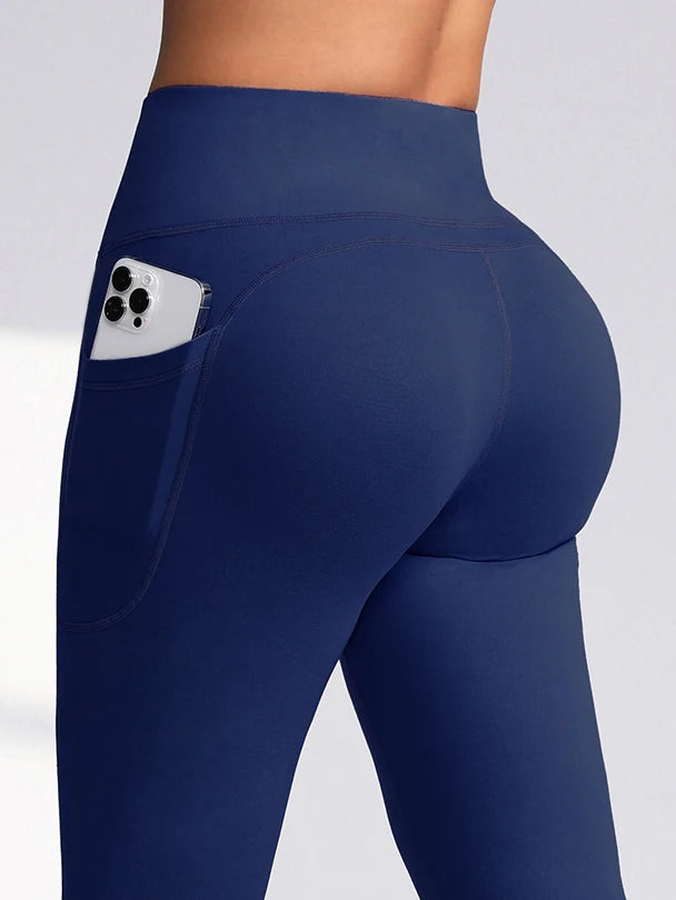 CHRLEISURE 2.0 Gym Leggings for Women – High-Waisted Fitness Activewear with Pockets for Running & Outdoors
