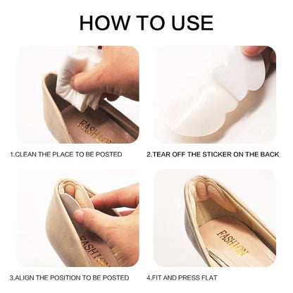 Women’s High Heel Shoe Insoles – Adjustable Adhesive Pads for Pain Relief, Foot Care, and Comfort