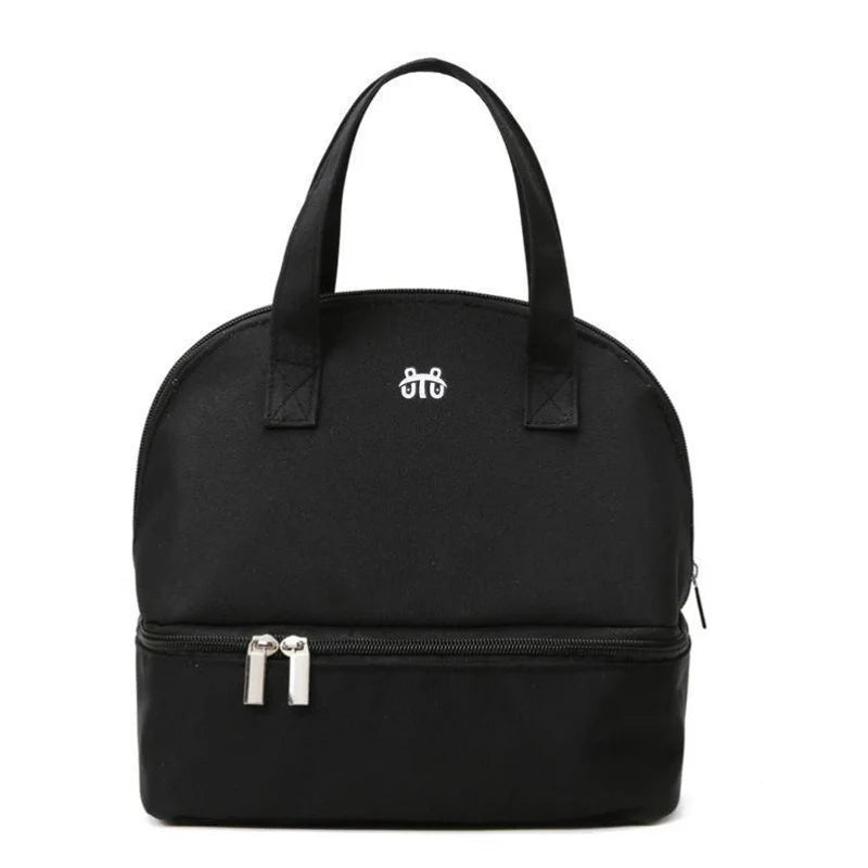 Insulated Double-Layer Mommy Bag — Large Capacity Travel & Picnic Baby Food Handbag